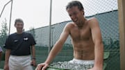 La crioterapia se ha hecho muy popular entre los deportistas por sus beneficios de recuperación. Aqui, Lee Childs, tenista británico, en sesión