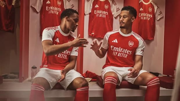 Arsenal's new home kit.