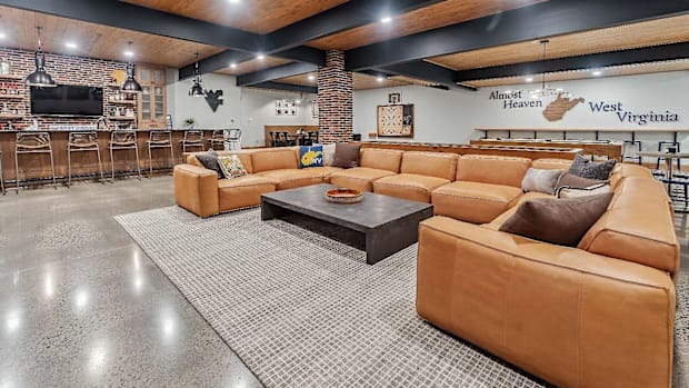 Neal Brown's man cave