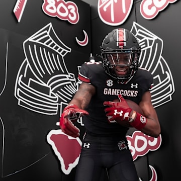Four-Star WR Donovan Murph on a visit to South Carolina 