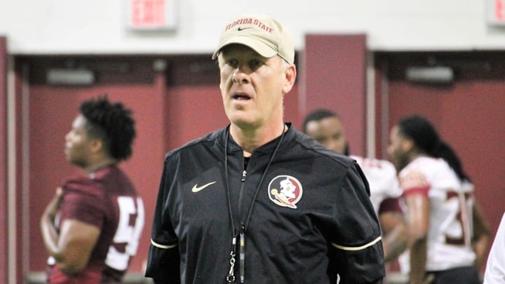 FSU tight ends coach Chris Thomsen at a Tour of Duty conditioning workout on Feb. 13, 2020.
Img 5129 FSU tight ends coach Chris Thomsen at a Tour of Duty conditioning workout on Feb. 13, 2020.
Img 5129