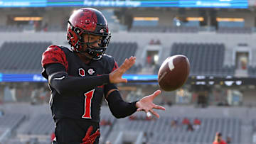 San Diego State Aztecs cornerback Chris Johnson (1). 