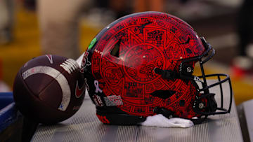 San Diego State Aztecs football helmet. 