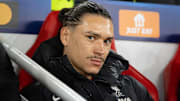 Liverpool v Bayer Leverkusen Champions League 05/11/2024. Liverpool forward Darwin Nunez (9) on the bench during the Champions League match between Liverpool and Bayer Leverkusen