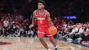New Mexico Lobos guard Donovan Dent.