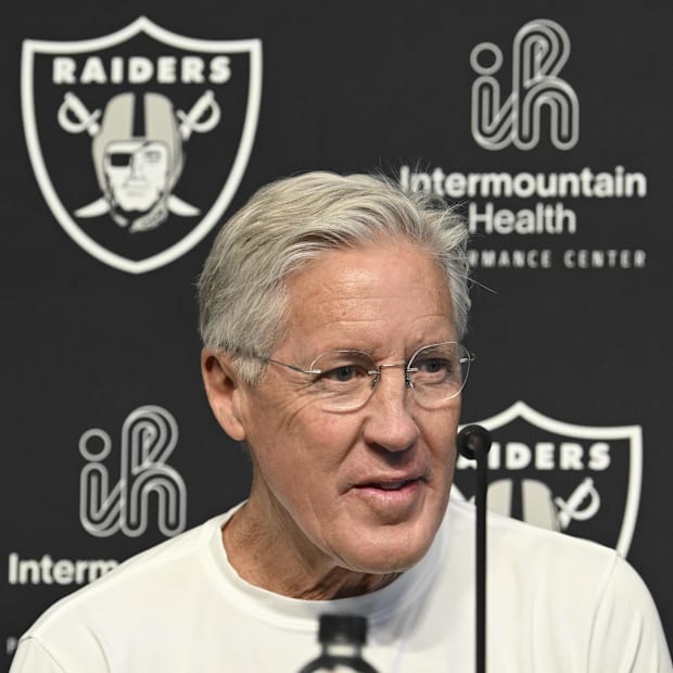 Las Vegas Raiders coach Pete Carroll