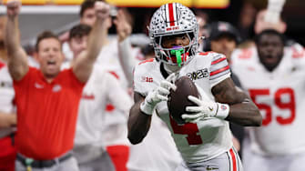 Ohio State Buckeyes wide receiver Jeremiah Smith (4)