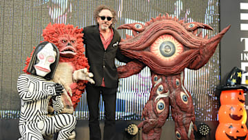 Tim Burton at the "The World Of Tim Burton" press preview in Tokyo