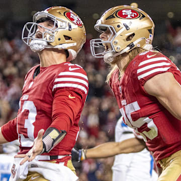 The 49ers win total is set at 10.5 for the 2025 NFL season.