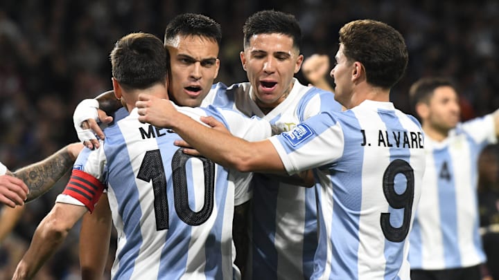 Argentina's victory over Peru extended its lead atop the Conmebol World Cup qualifier standings. Argentina's victory over Peru extended its lead atop the Conmebol World Cup qualifier standings.