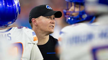 Boise State Broncos head coach Spencer Danielson.