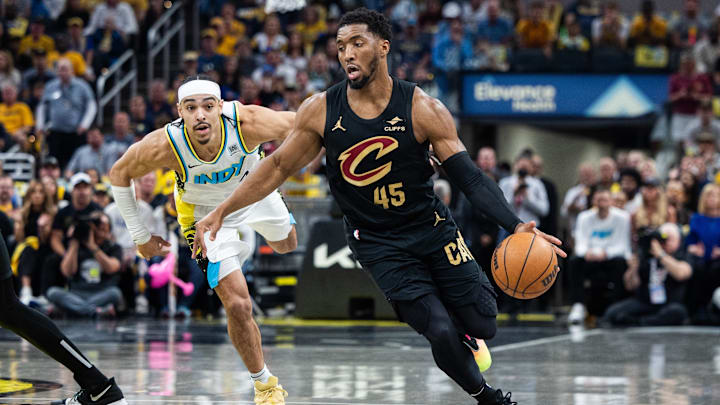 Cleveland Cavaliers guard Donovan Mitchell. Cleveland Cavaliers guard Donovan Mitchell.