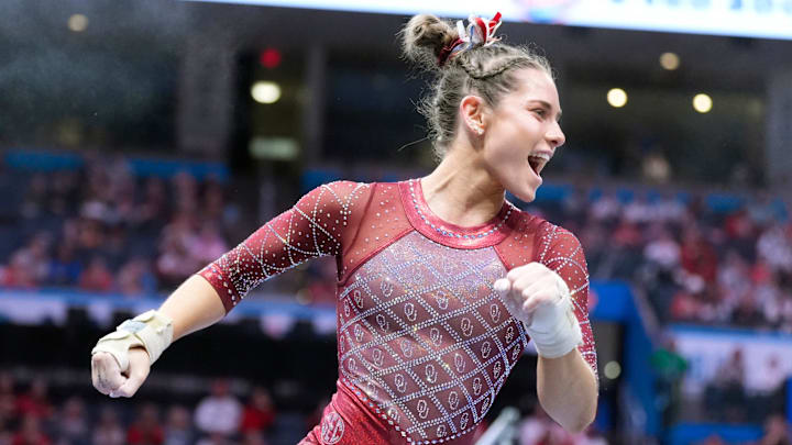 Oklahoma gymnast Jordan Bowers