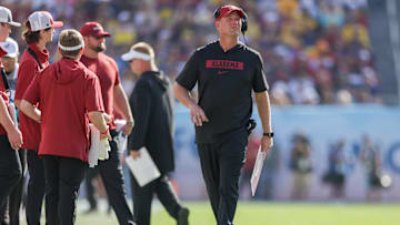 Alabama Crimson Tide head coach Kalen Deboer 
