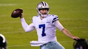 The Atlanta Falcons brought in former Dallas Cowboys quarterback Ben DiNucci for a tryout during rookie minicamp.