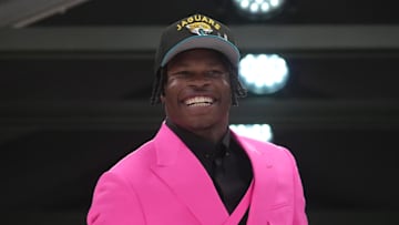 The Jaguars traded up to draft Hunter with the No. 2 pick.