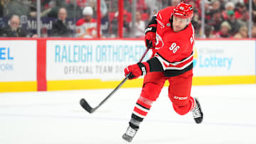 Mikko Rantanen, Calgary Flames v Carolina Hurricanes
