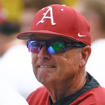 Arkansas Razorbacks coach Dave Van Horn is making his 10th appearance in the College World Series, eight with the Hogs.