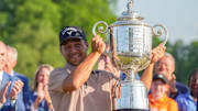 Xander Schauffele is back to defend at the PGA Championship.