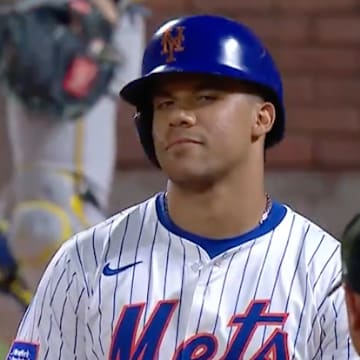 The SNY cameras perfectly caught Soto's reaction. 