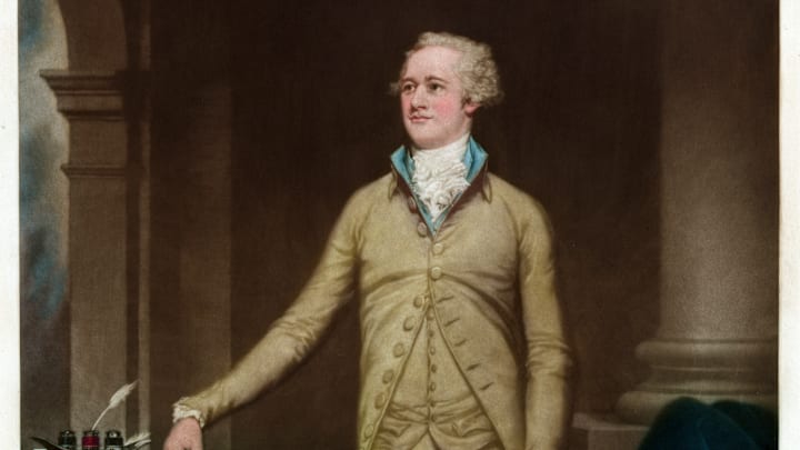 Portrait of Alexander Hamilton by Thomas Hamilton Crawford.