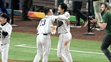 Shohei Ohtani, Lars Nootbar, St. Louis Cardinals (Photo by Gene Wang/Getty Images)