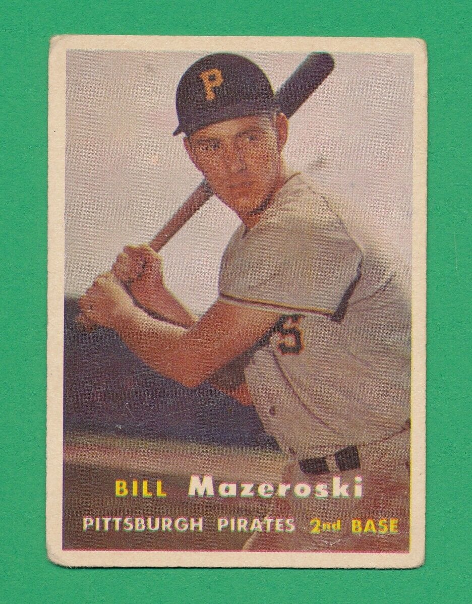 1957 Topps Bill Mazeroski rookie card